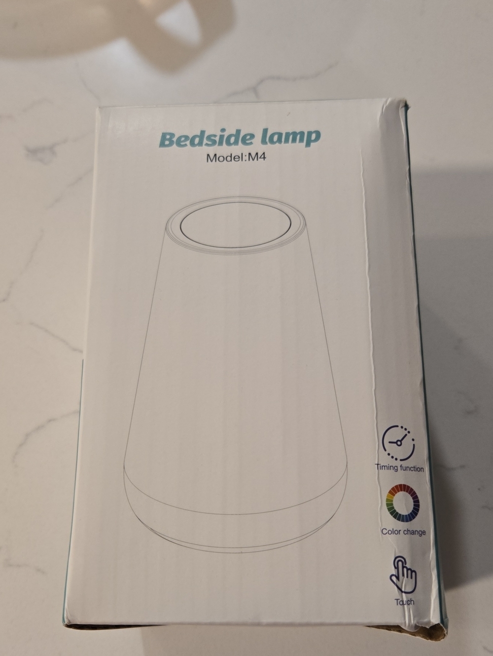 Unlisted White Bedside Lamp Model M4